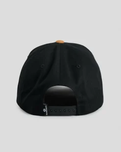 Suede Hueys Snapback Cap