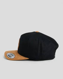 Suede Hueys Snapback Cap