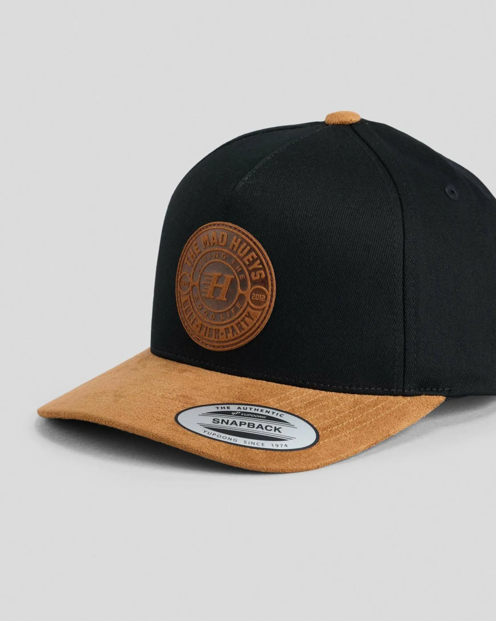 Suede Hueys Snapback Cap