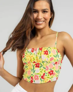 Summer Flowers Corset Top