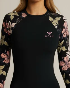 Sunny Floral Long Sleeve Surfsuit