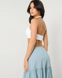 Super Soft Twist Crop Top