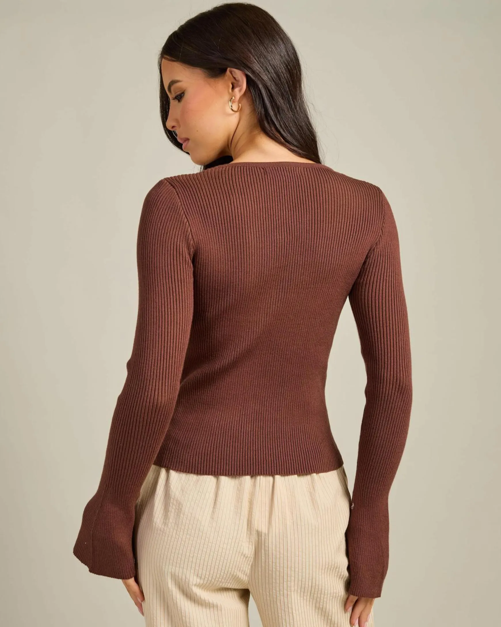 Sutton Knit Long Sleeve Top
