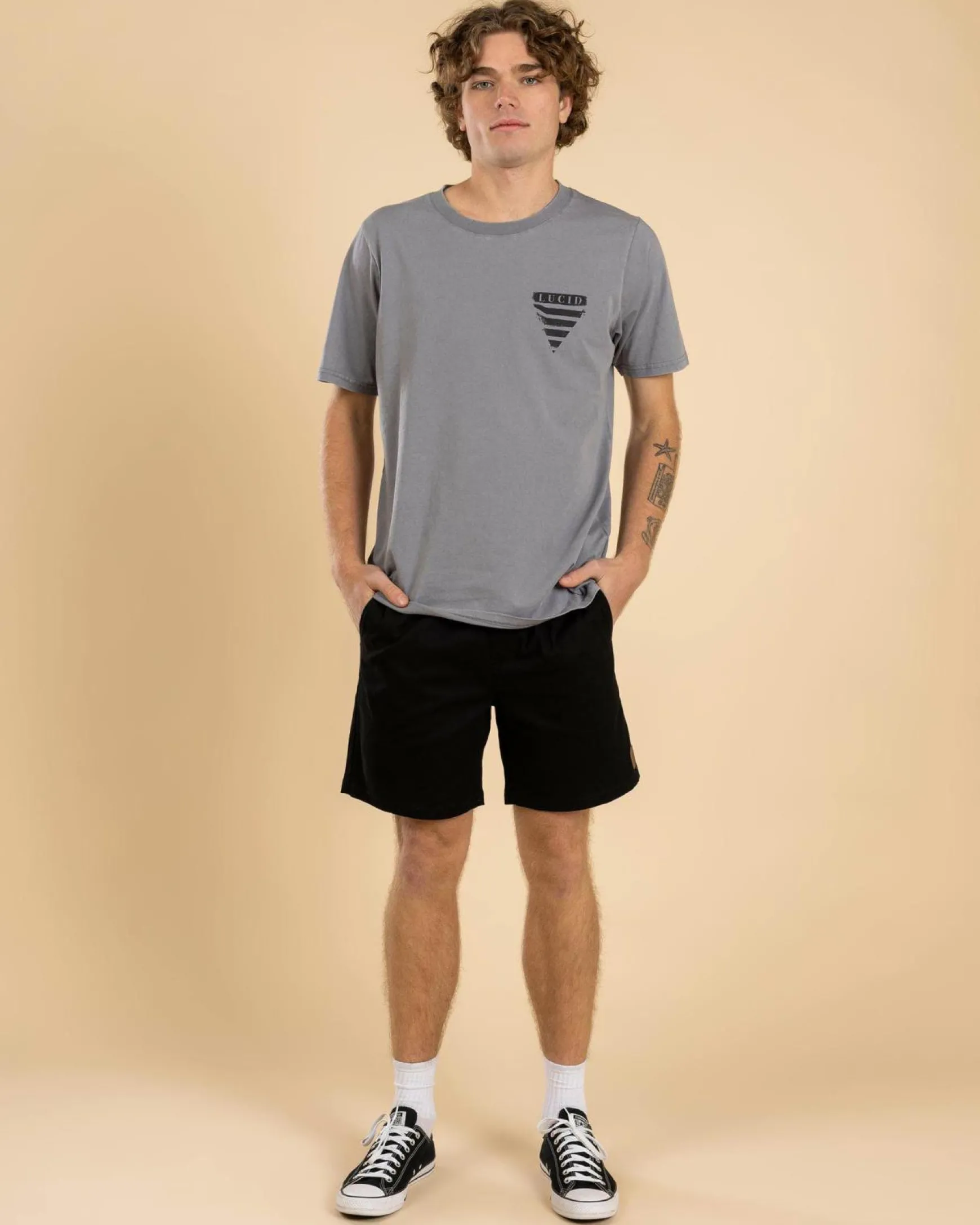 Switch Elastic Waist Shorts