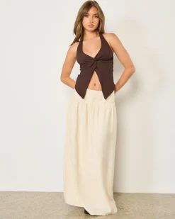 Tamara Split Front Halter Top