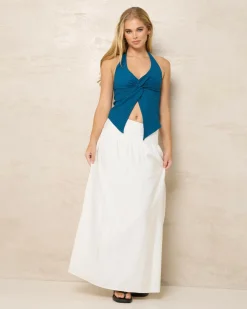 Tamara Split Front Halter Top