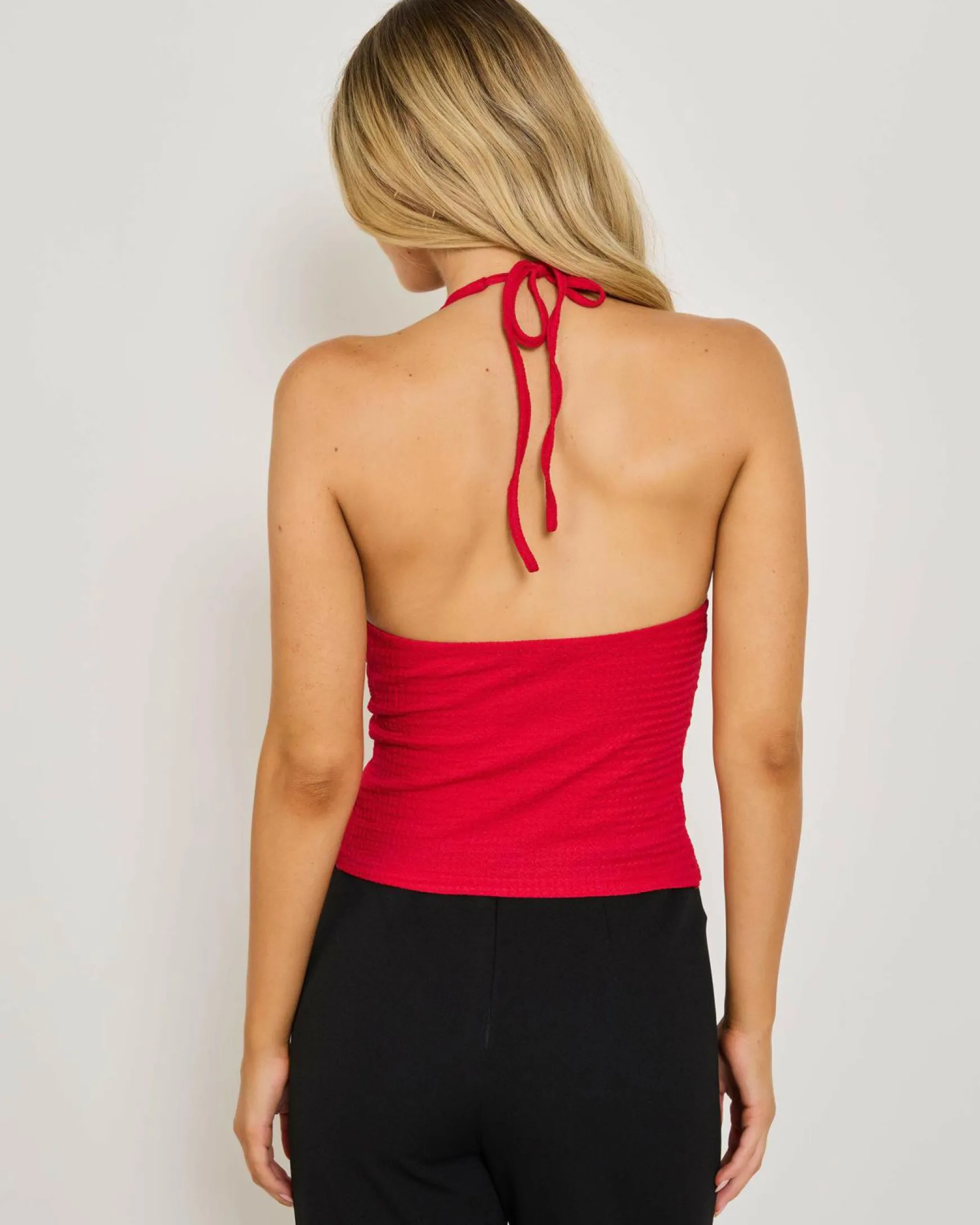 Tamara Split Front Halter Top