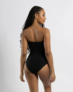 Tanlines Bandeau One Piece Swimsuit