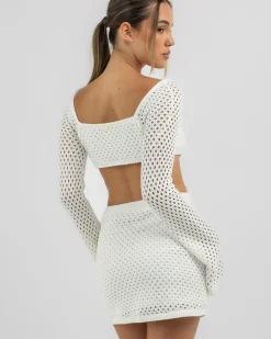 Taylah Crochet Long Sleeve Top