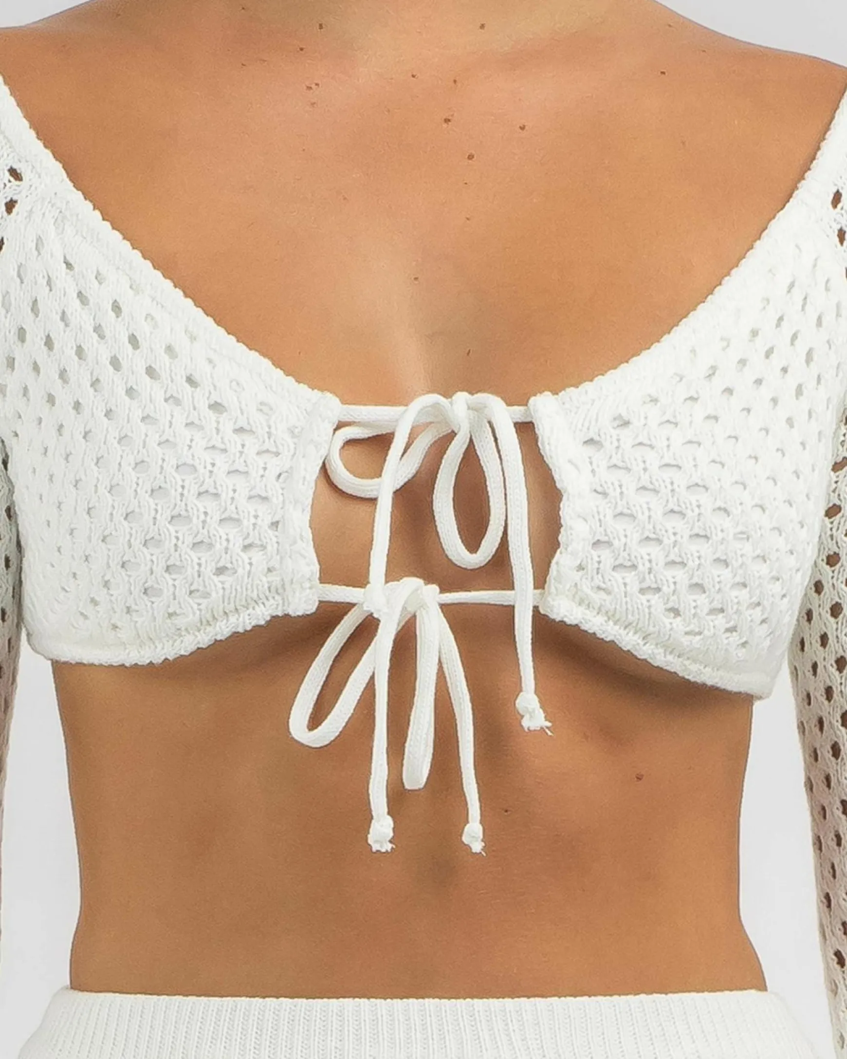 Taylah Crochet Long Sleeve Top