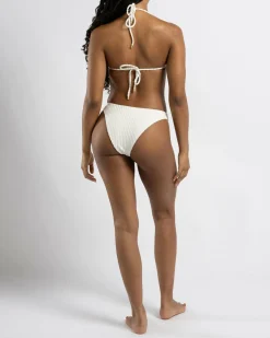 Terry Rib Remi Triangle Bikini Top