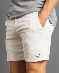 Texture Elastic Waist Shorts