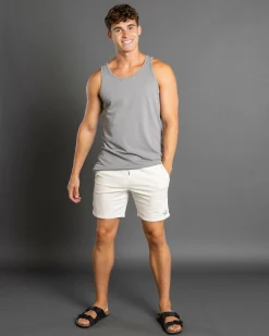Texture Elastic Waist Shorts