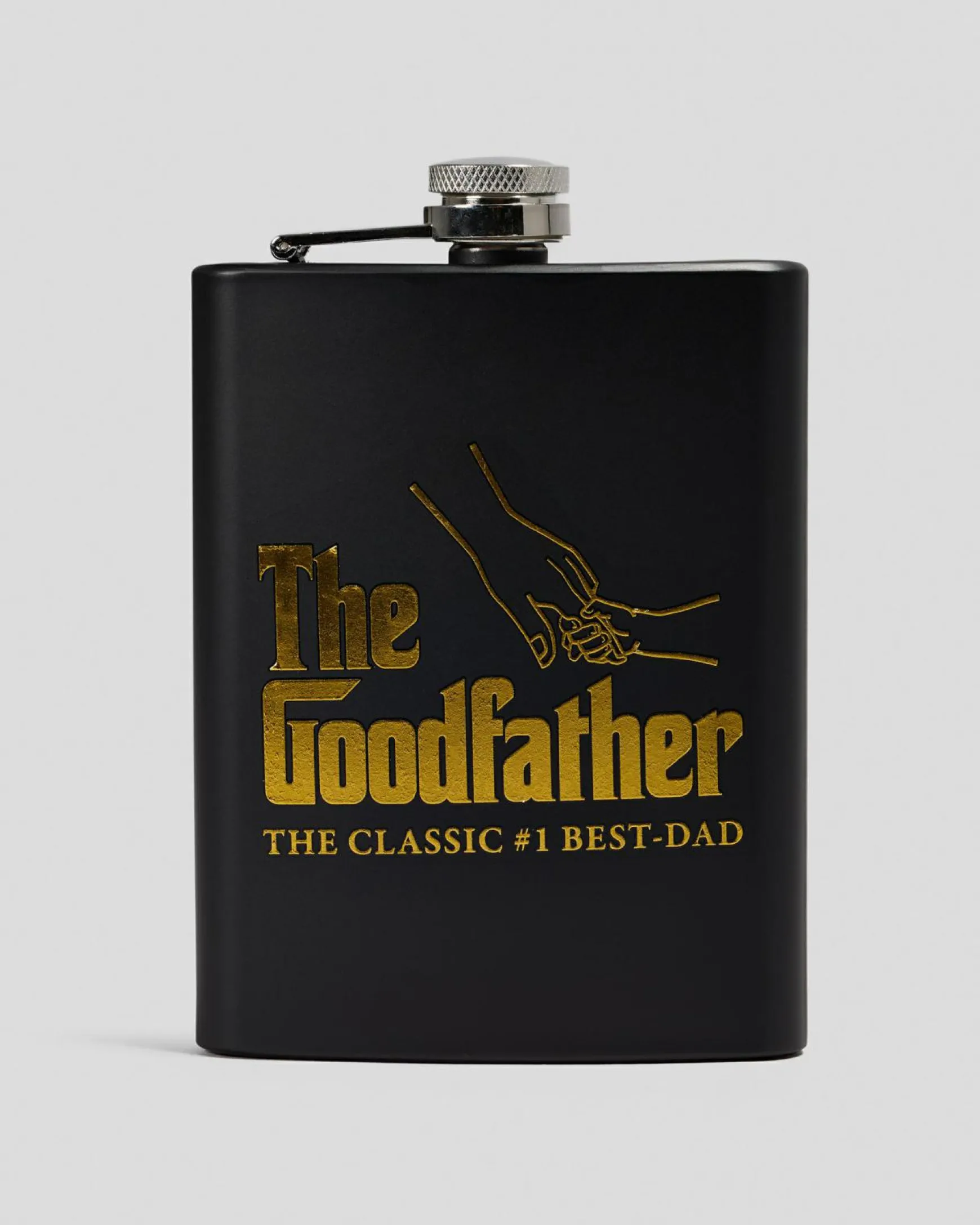 The Goodfather Metal Flask