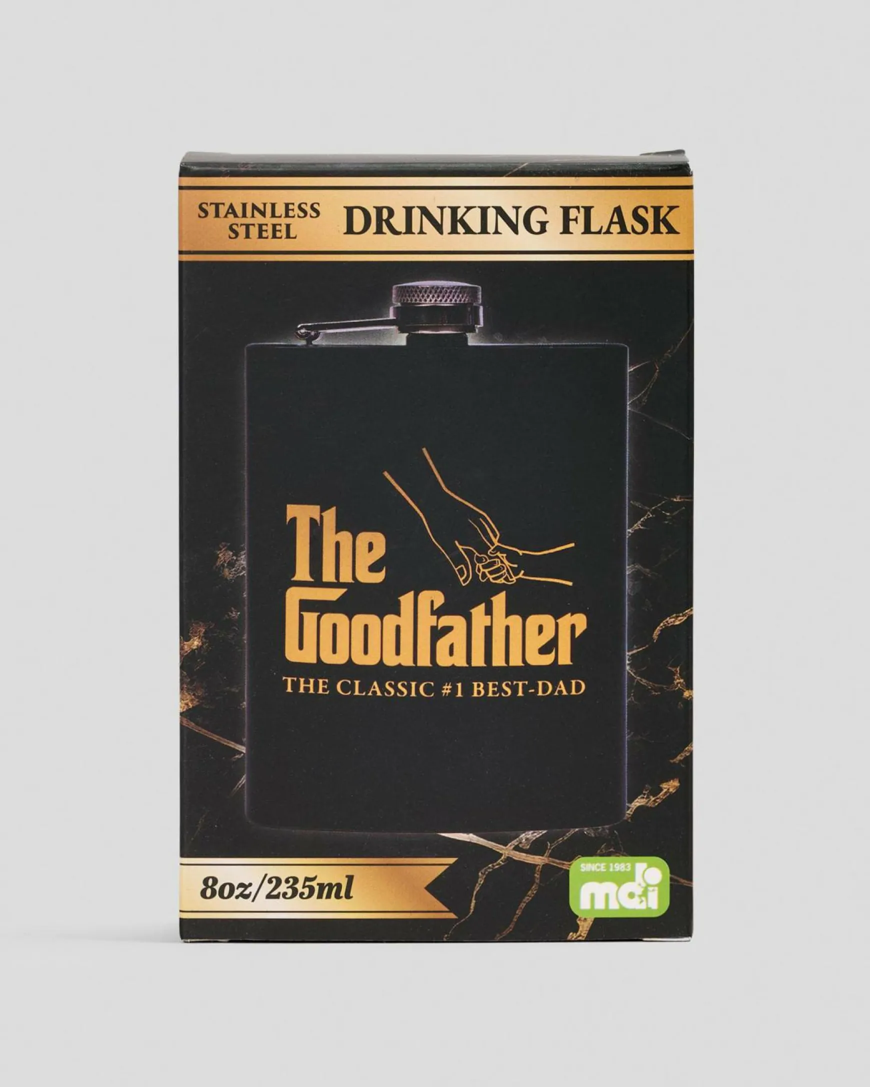 The Goodfather Metal Flask