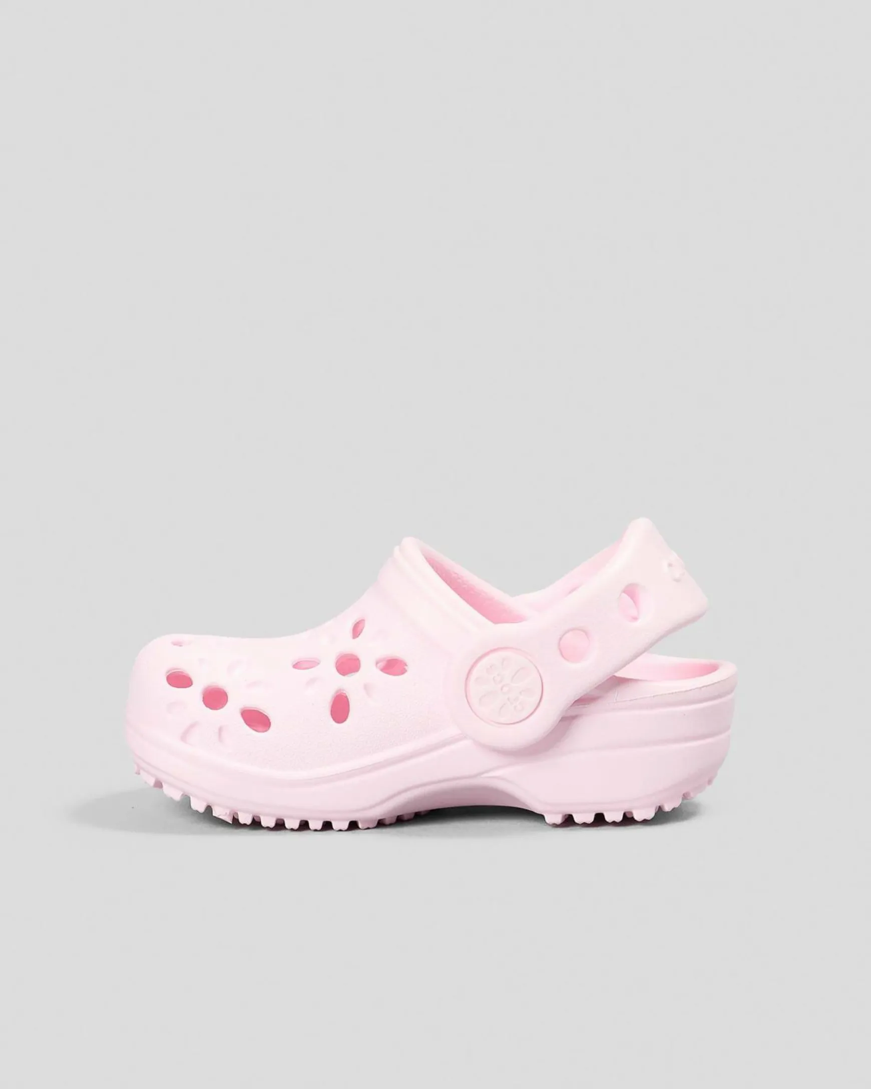 Toddlers' Classic Floral Cut Out Clog