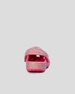 Toddlers' Classic Glitter Clogs