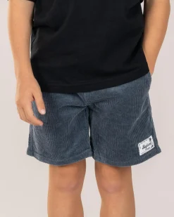 Toddlers' Cord Elastic Waist Shorts