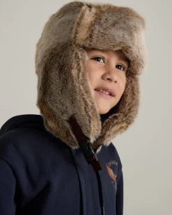 Toddlers' Cosy Fur Trapper Hat