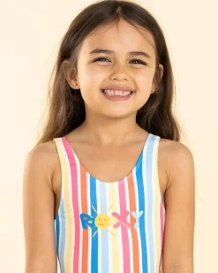 Toddlers' Holy Stripe One Piece Swimsuit
