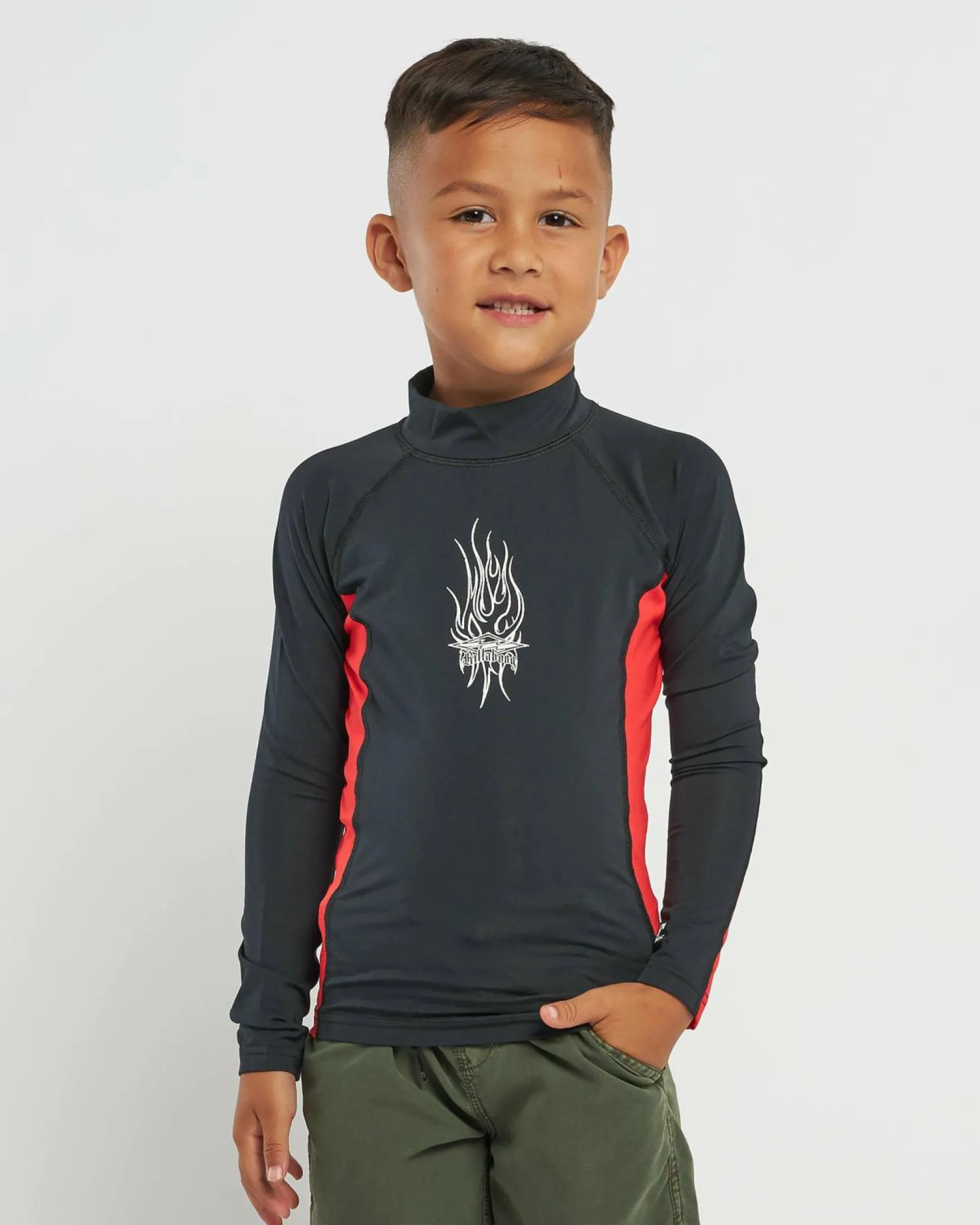 Toddlers' Jimmy Contrast Long Sleeve Rash Vest