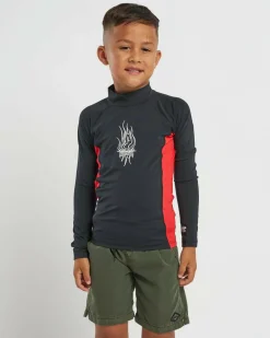 Toddlers' Jimmy Contrast Long Sleeve Rash Vest