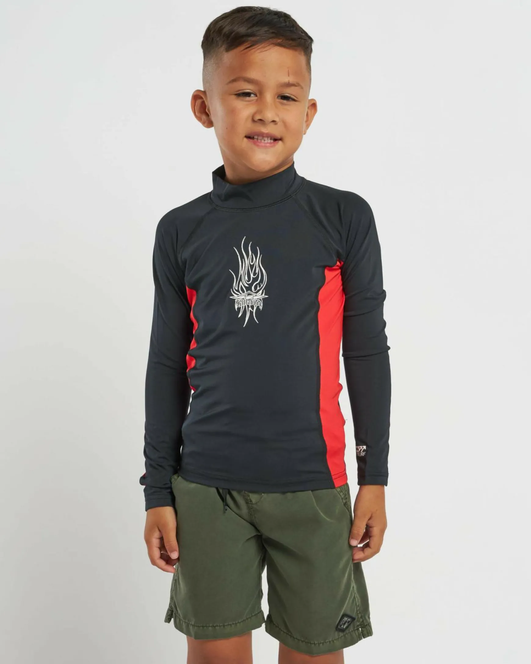 Toddlers' Jimmy Contrast Long Sleeve Rash Vest