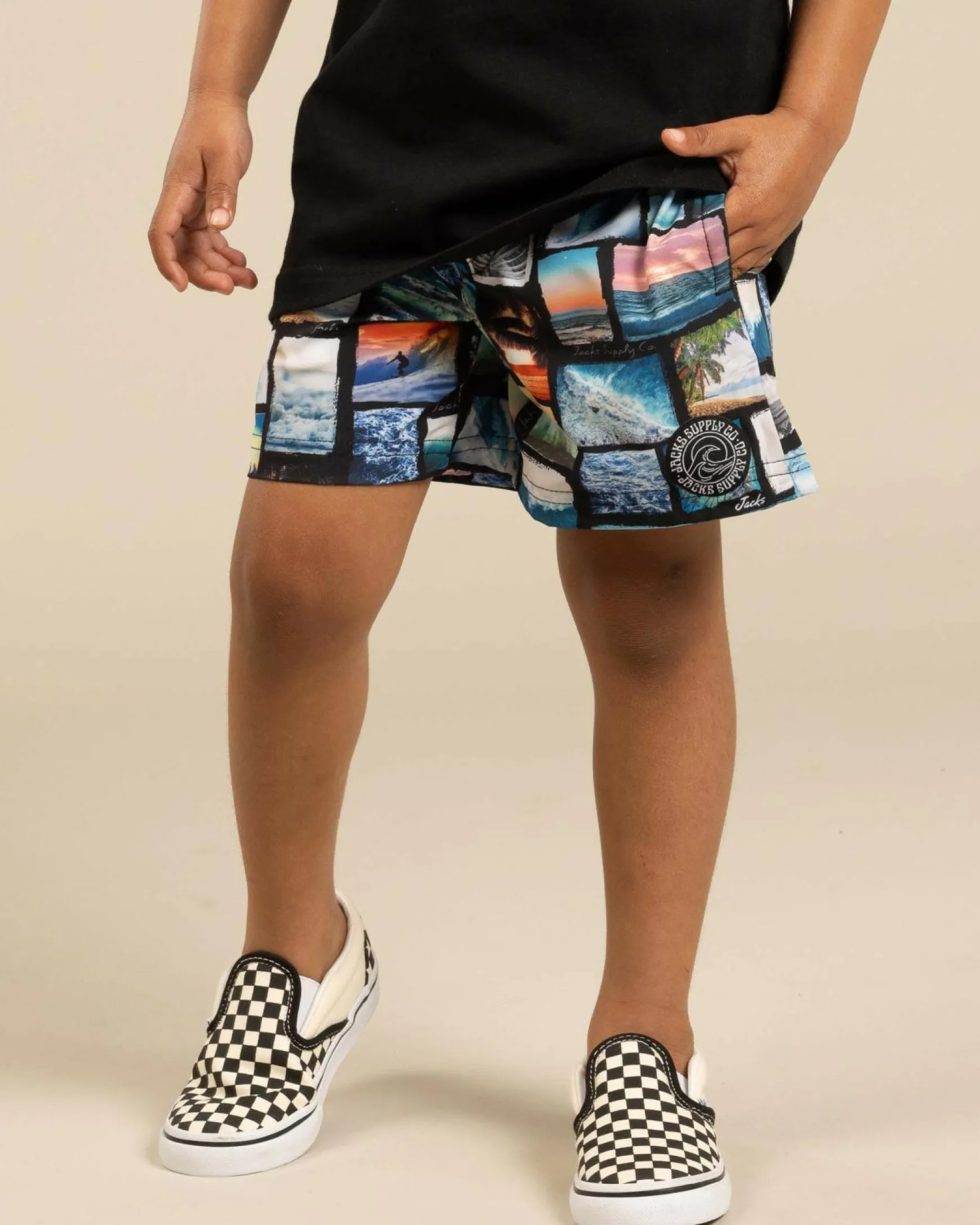 Toddlers' Jordy Elastic Waist Shorts