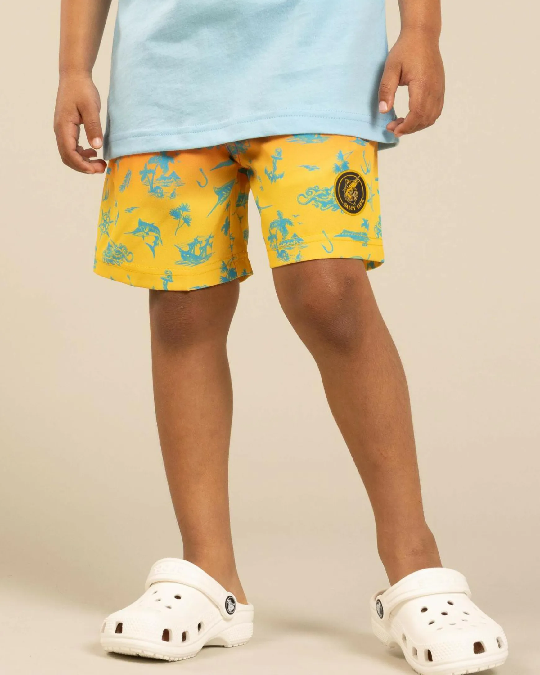Toddlers' Mystify Elastic Waist Shorts