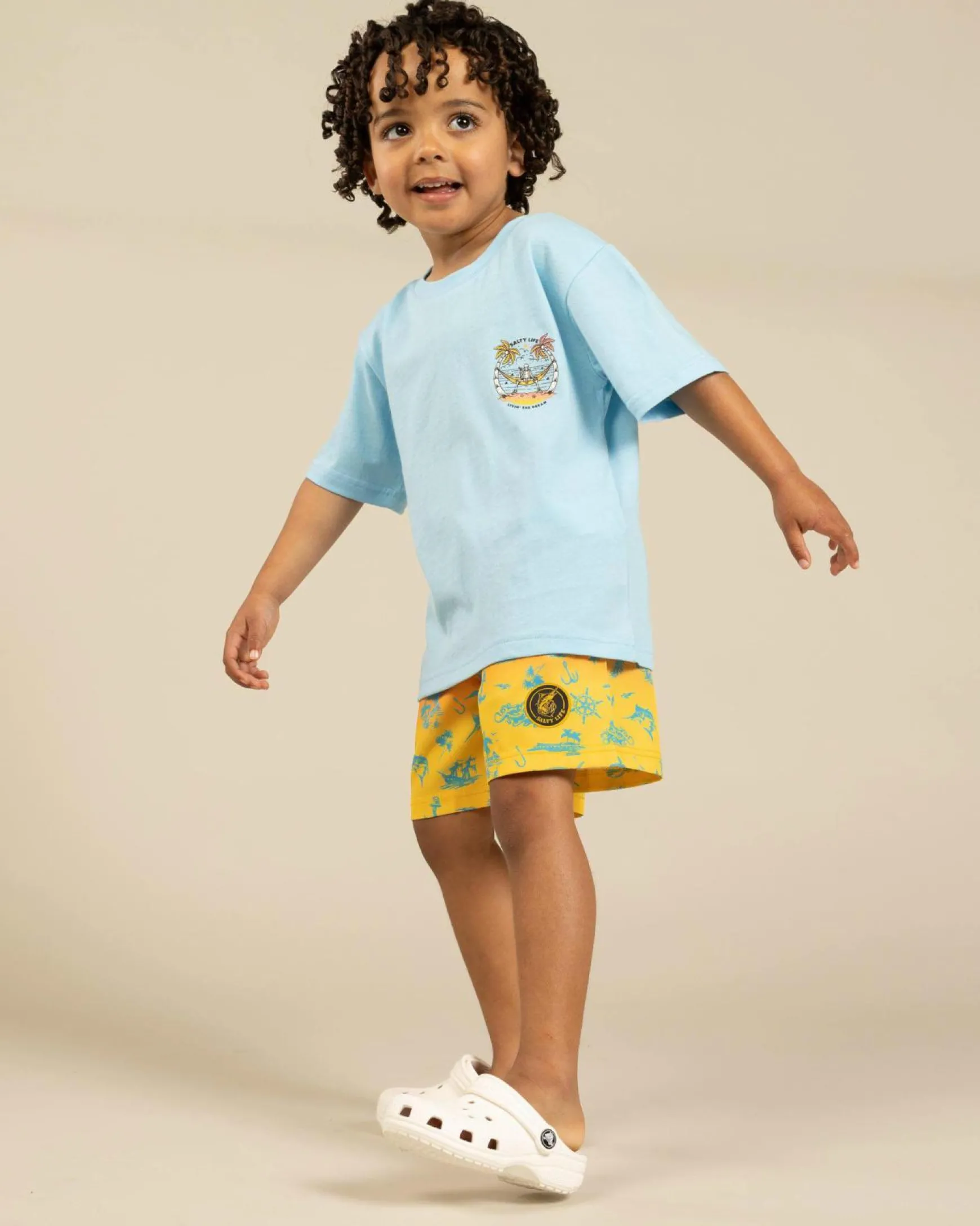 Toddlers' Mystify Elastic Waist Shorts