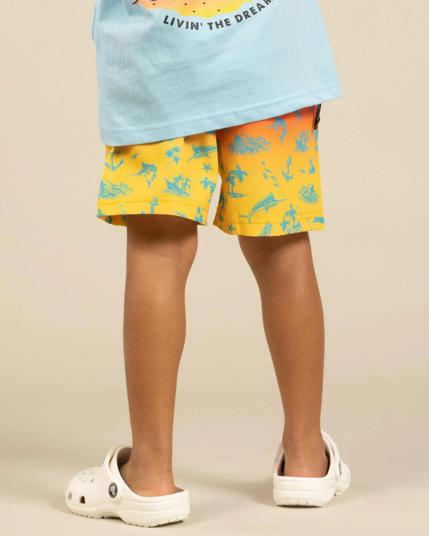Toddlers' Mystify Elastic Waist Shorts