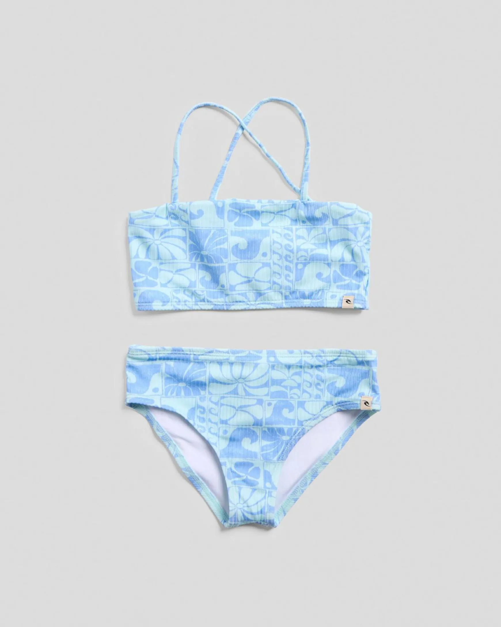 Toddlers' Oceanic Rib Bikini Set