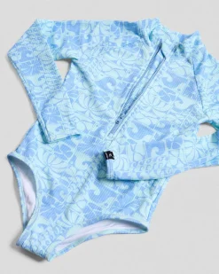 Toddlers' Oceanic Rib Long Sleeve Surfsuit