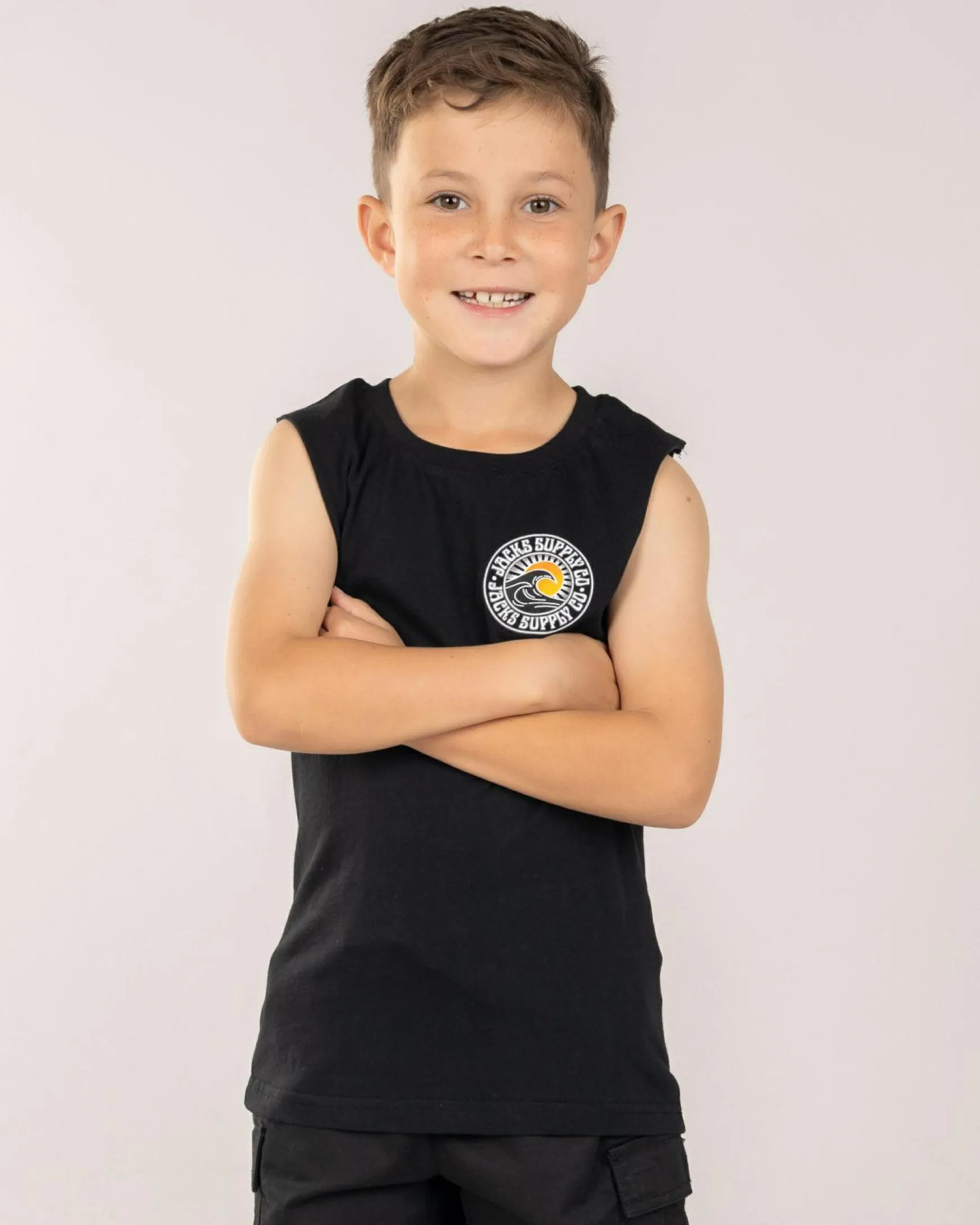 Toddlers' Rising Sun Muscle Tank
