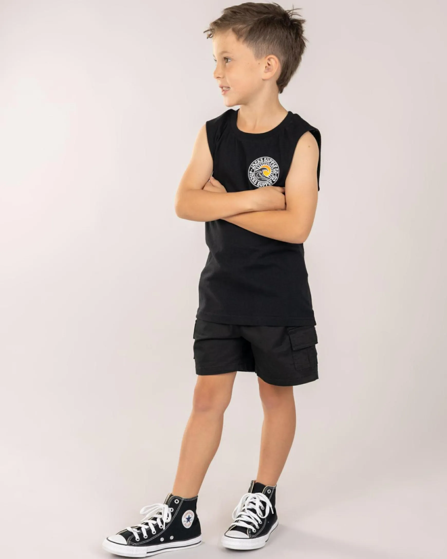 Toddlers' Rising Sun Muscle Tank