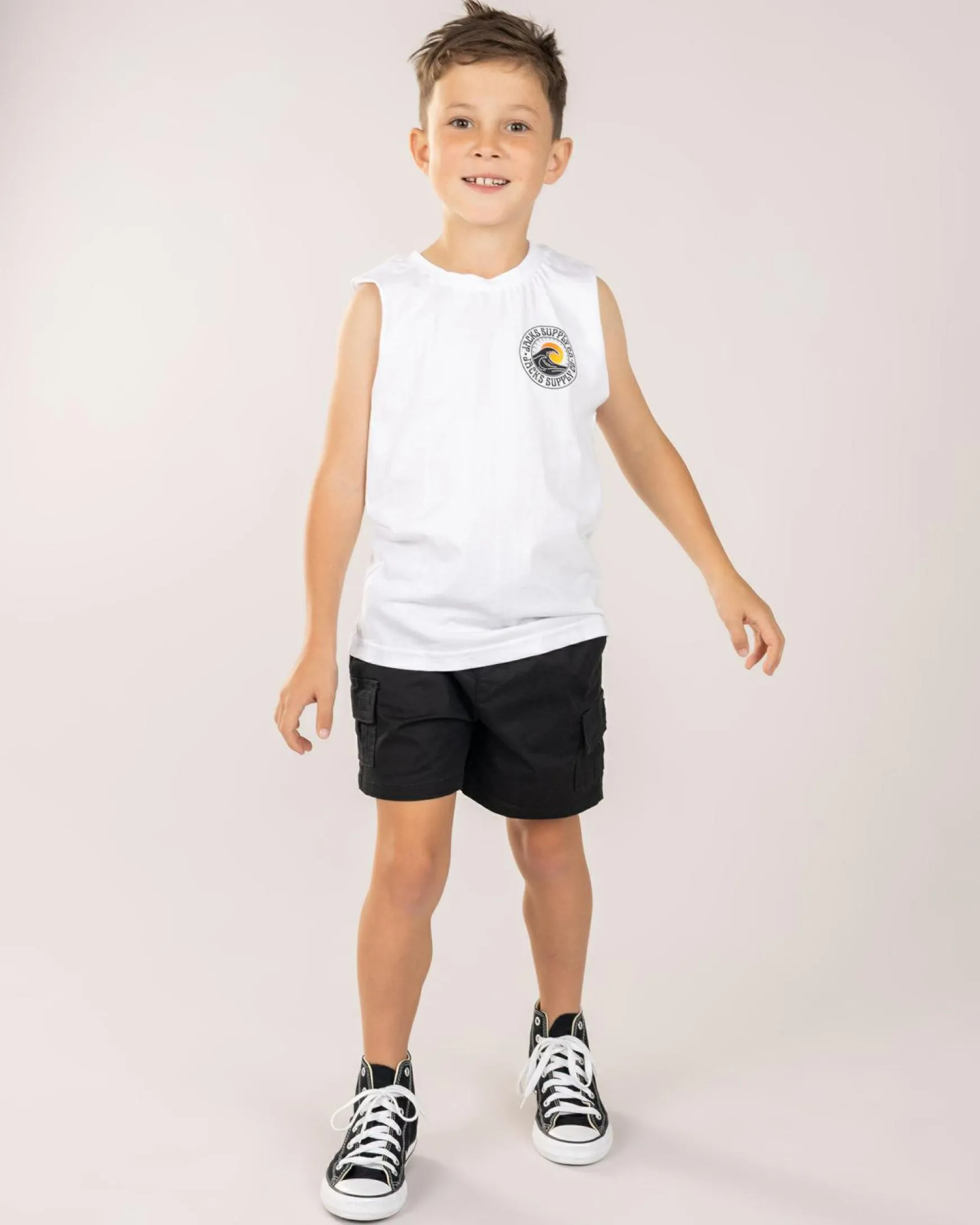 Toddlers' Rising Sun Muscle Tank