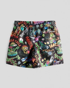 Toddlers' Shrill Elastic Waist Shorts