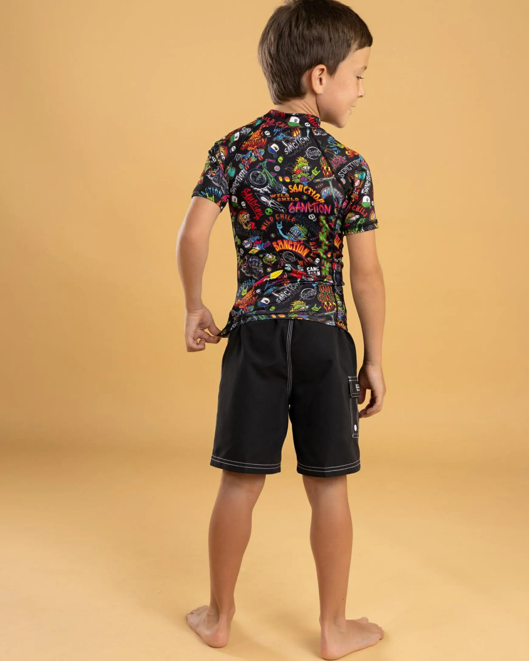 Toddlers' Shrill Short Sleeve Rash Vest