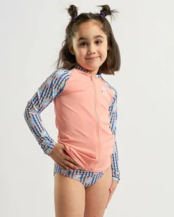 Toddlers' Tiles Long Sleeve Rash Vest Set