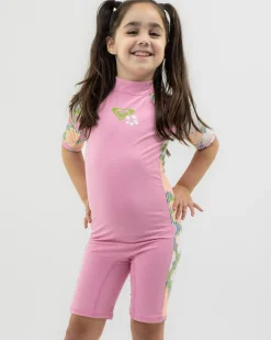 Toddlers' Tiny Flower Long Sleeve Surfsuit