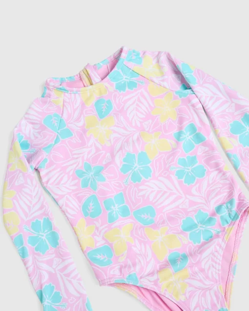Toddlers' Tropical Square Long Sleeve Surfsuit