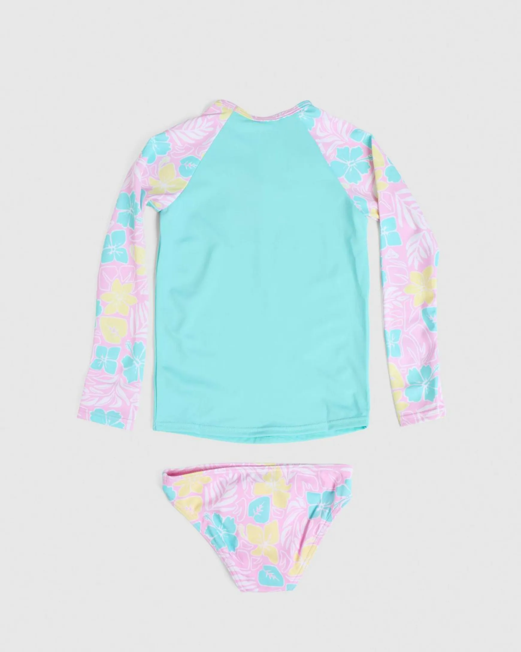 Toddlers' Tropical Square Long Sleeve Rash Vest Set