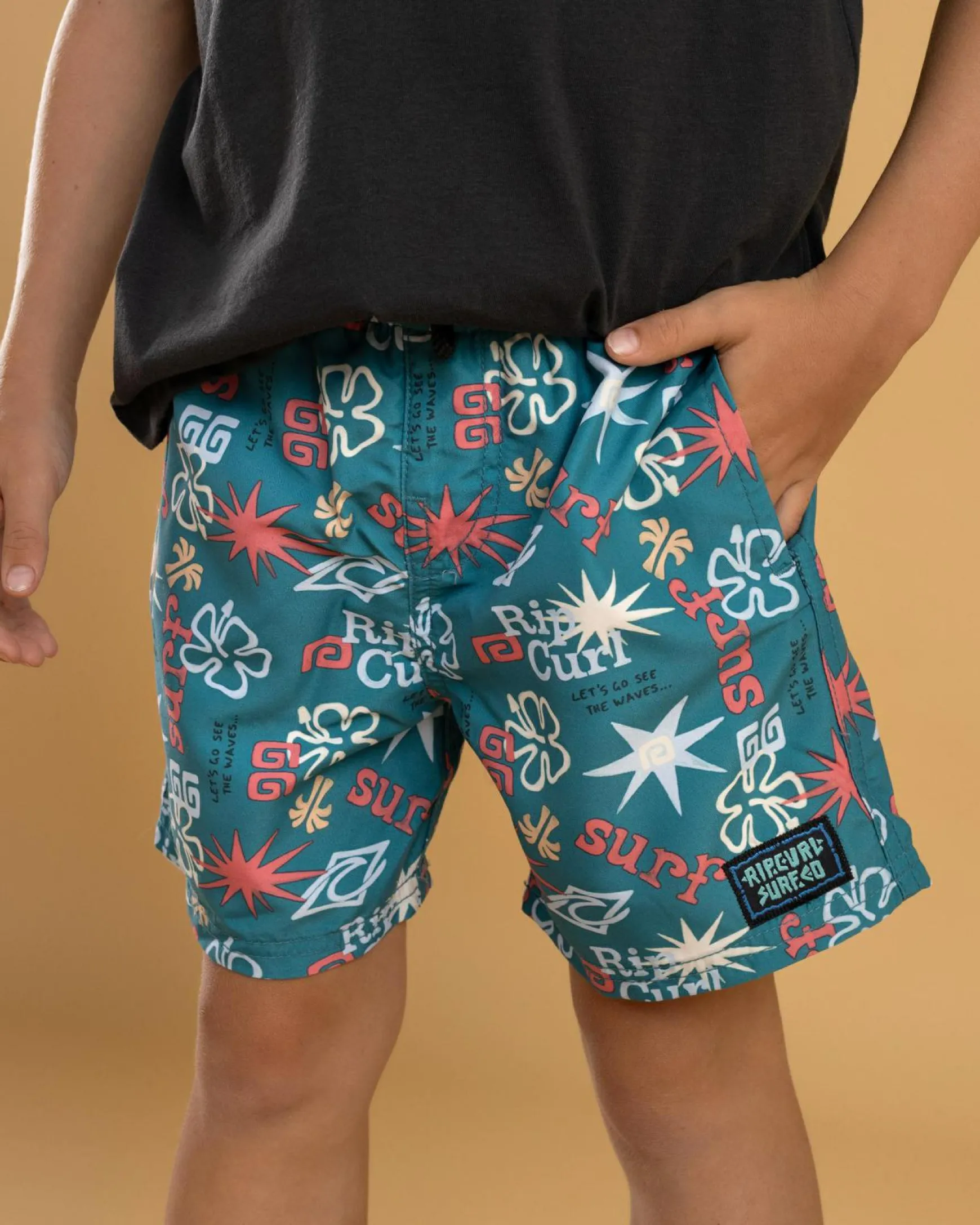 Toddler's Wave Dayz Volley Board Shorts