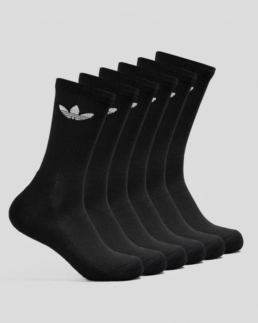 Trefoil Crew Socks 6 Pack