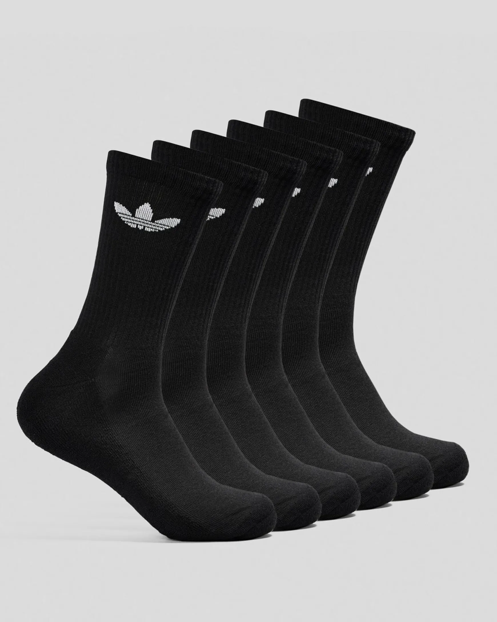 Trefoil Crew Socks 6 Pack