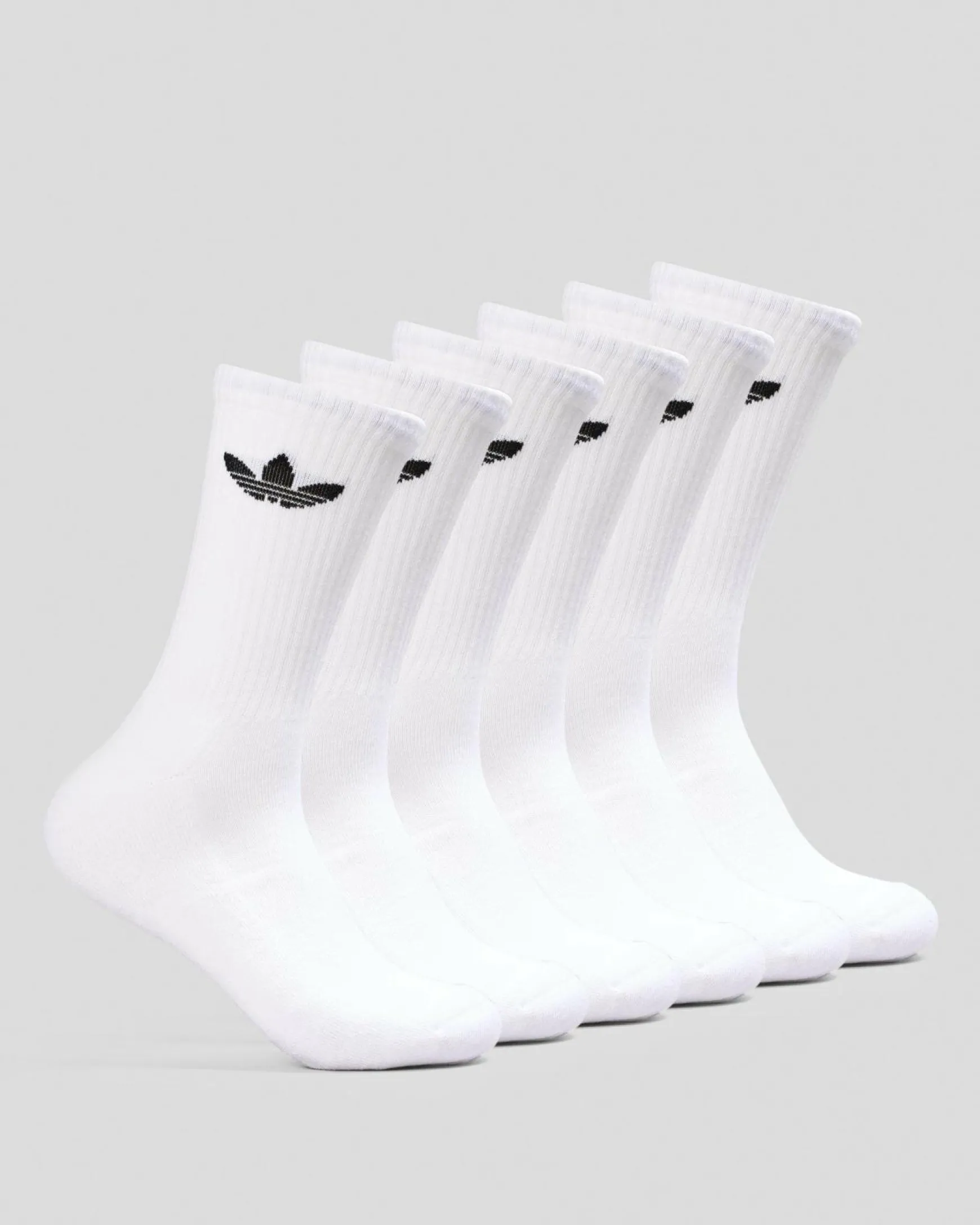 Trefoil Crew Socks 6 Pack