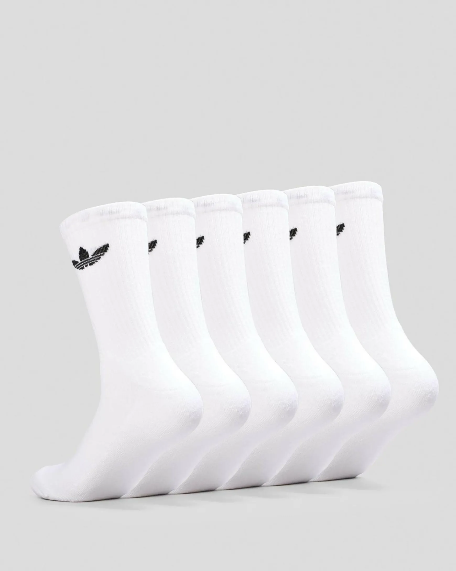 Trefoil Crew Socks 6 Pack