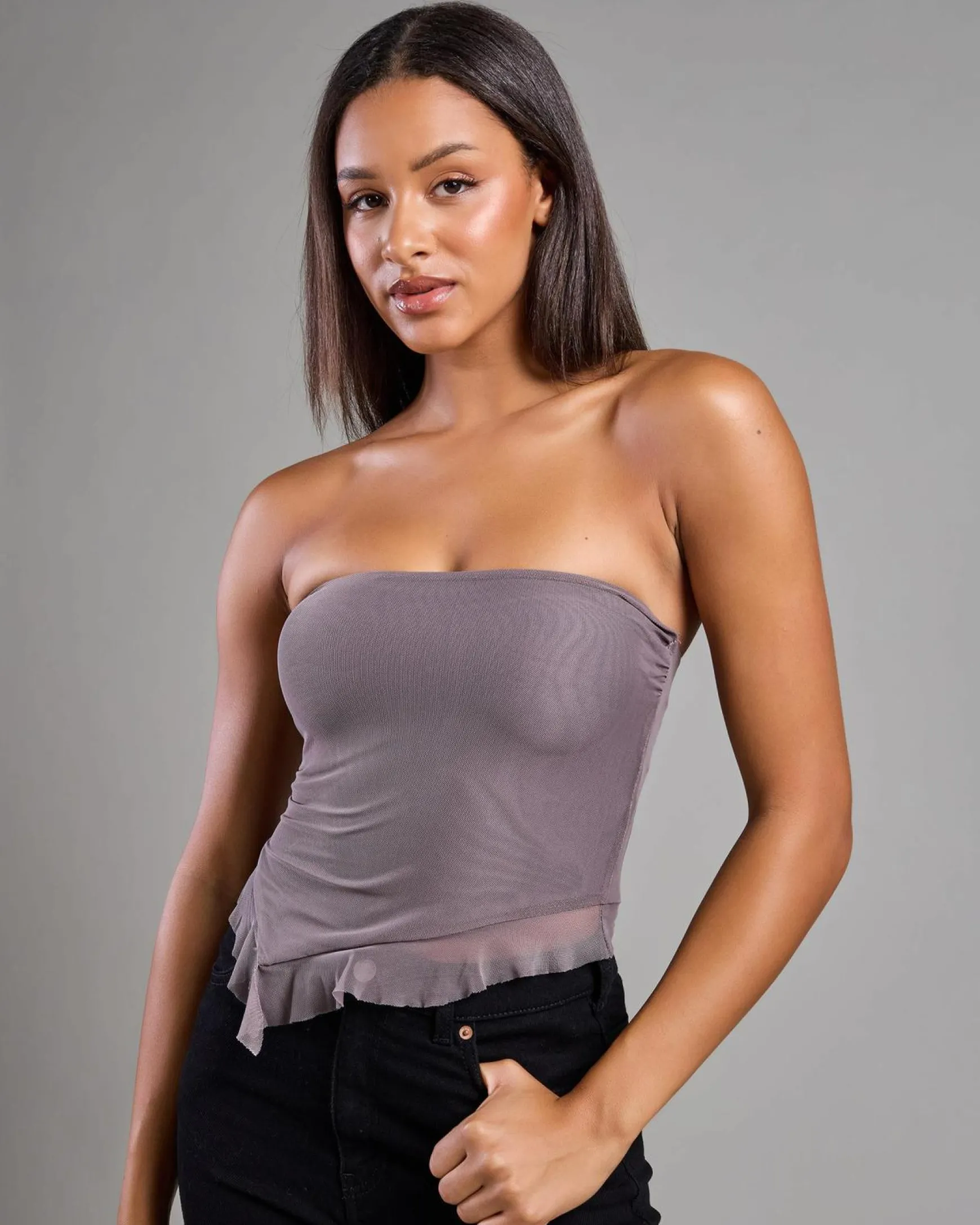 Troy Mesh Tube Top