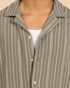 Vacancy Stripe Short Sleeve Shirt