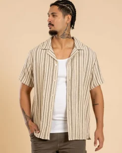 Vacancy Stripe Short Sleeve Shirt